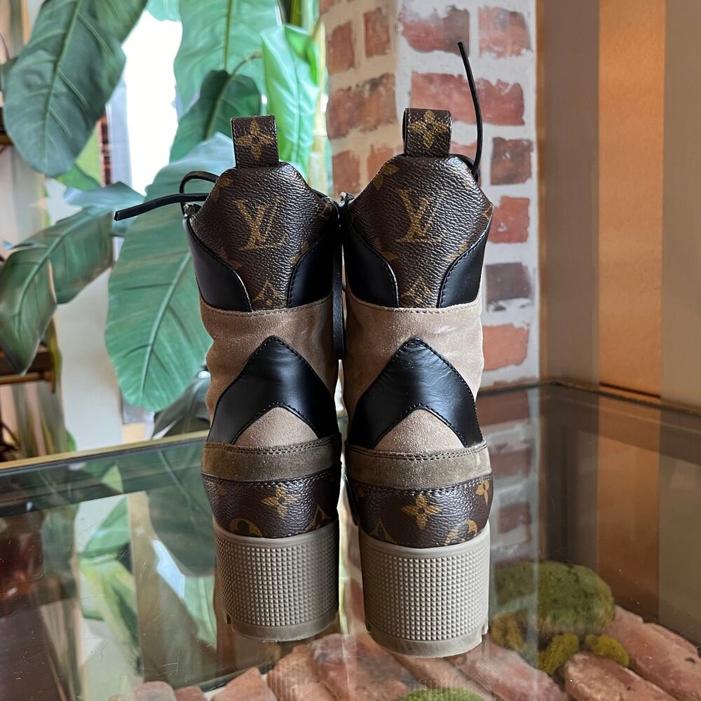 LOUIS VUITTON Laureate Platform Desert Boot SZ36.5(6.5US) - Picture 9 of 12